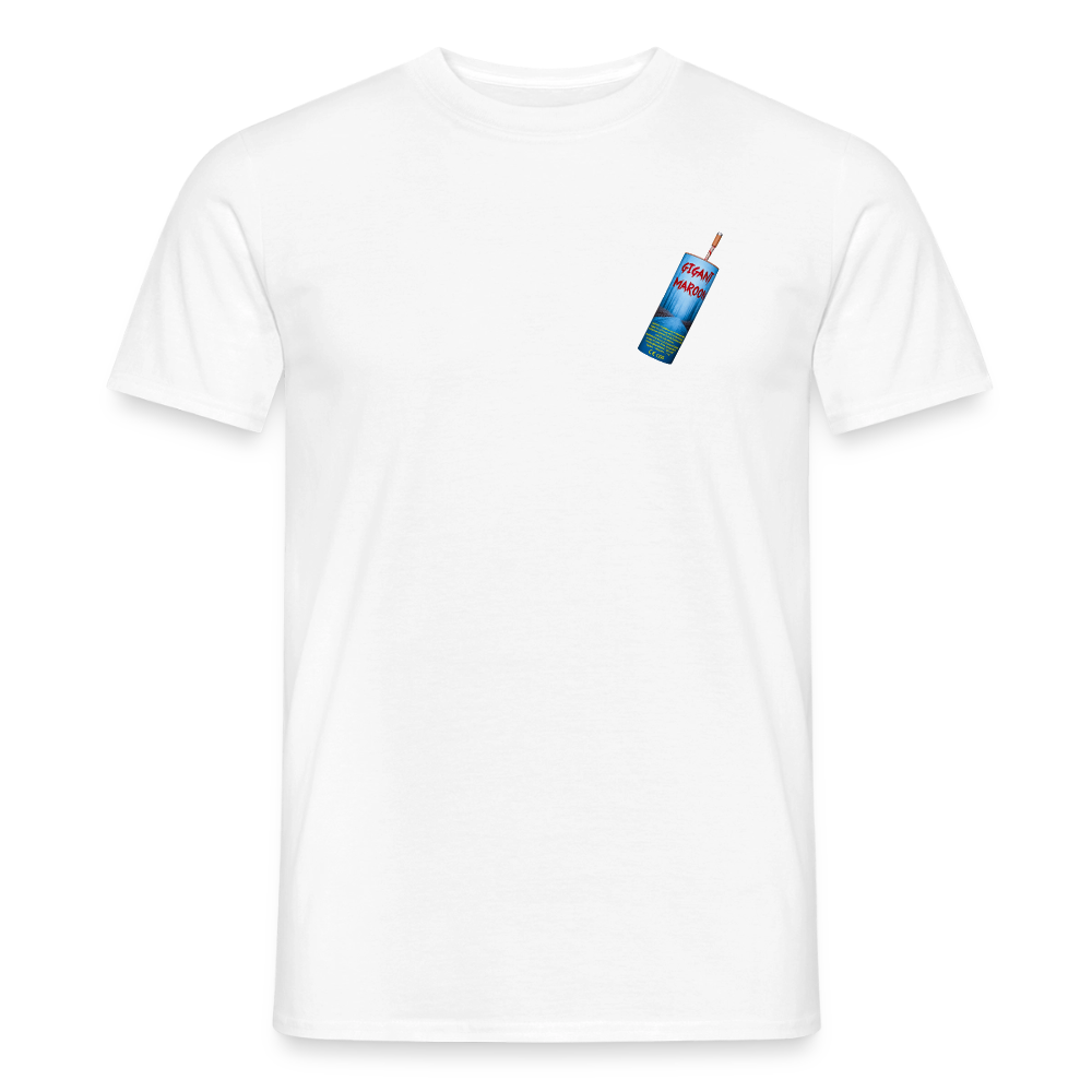 Gigant Maroon T-Shirt - Weiß