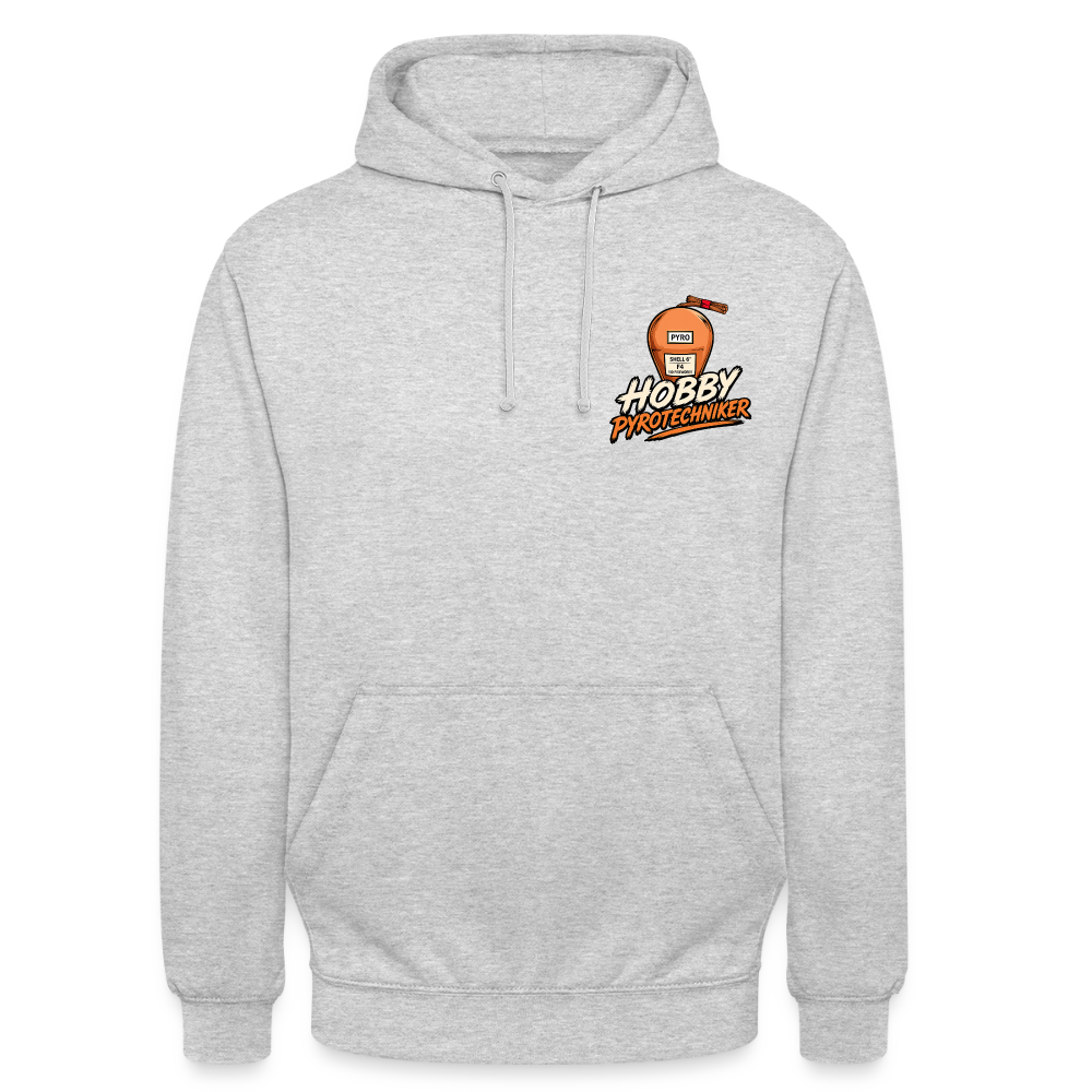 Hobby Pyrotechniker Hoodie - Hellgrau meliert