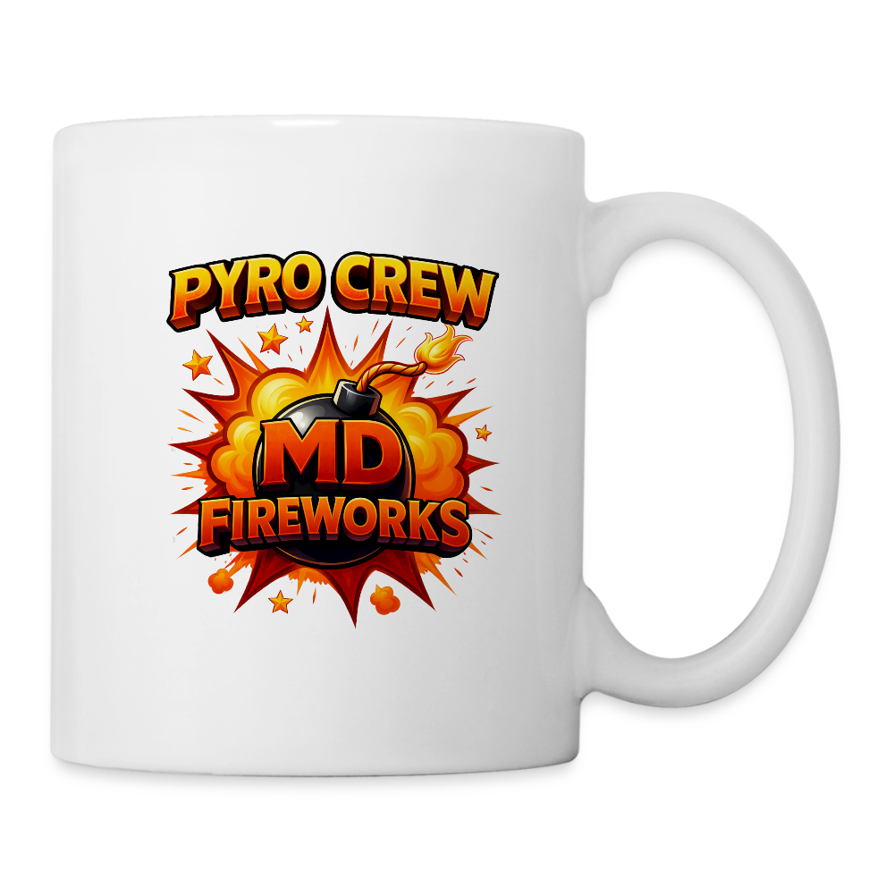 MD Fireworks - Pyro Crew Tasse - Weiß