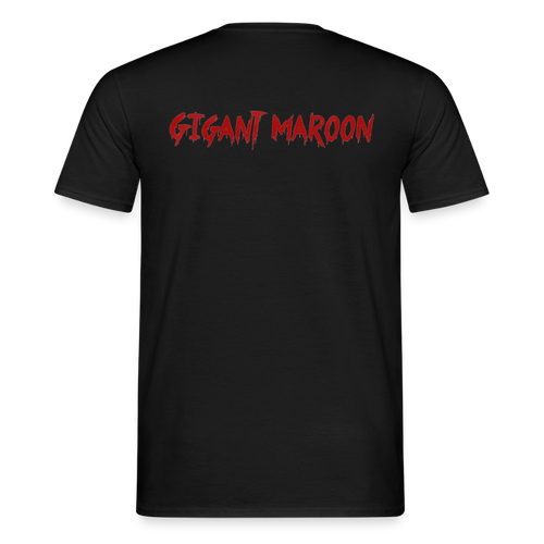 Gigant Maroon T-Shirt - Schwarz