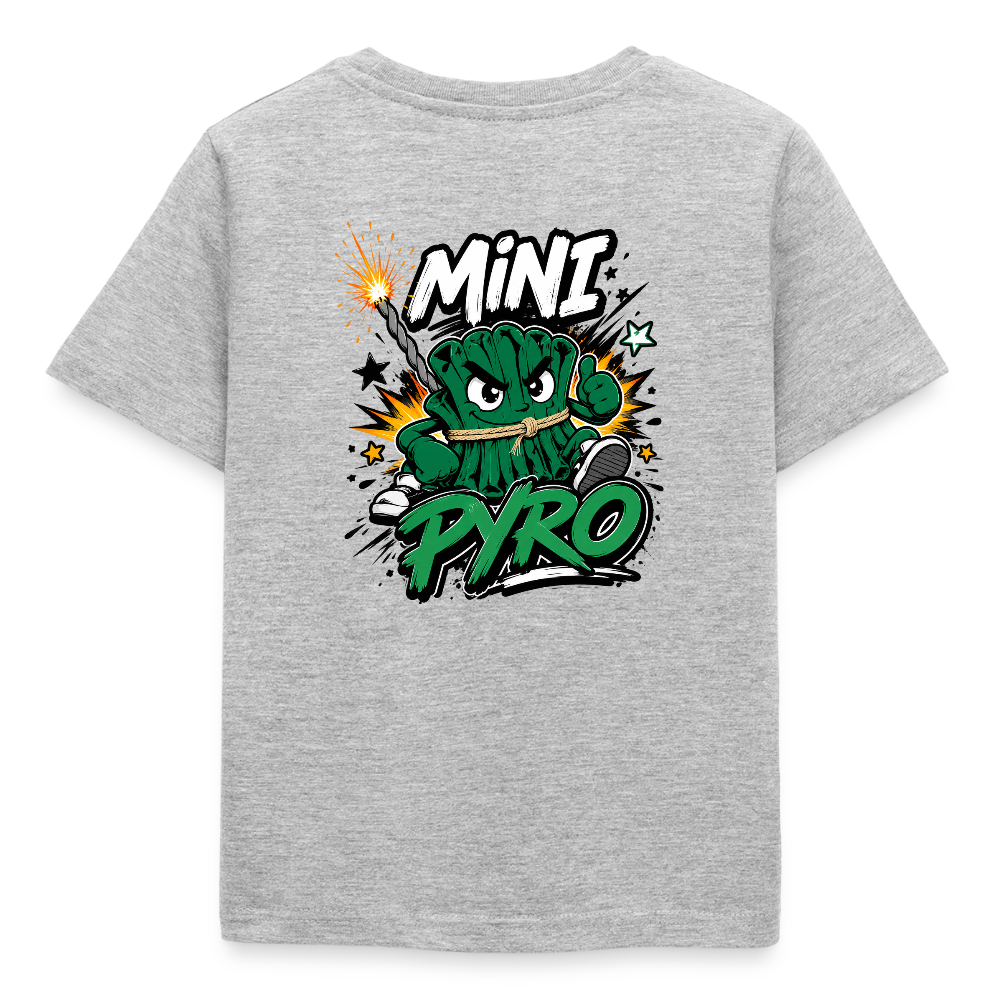 Mini Pyro T-Shirt - Grau meliert