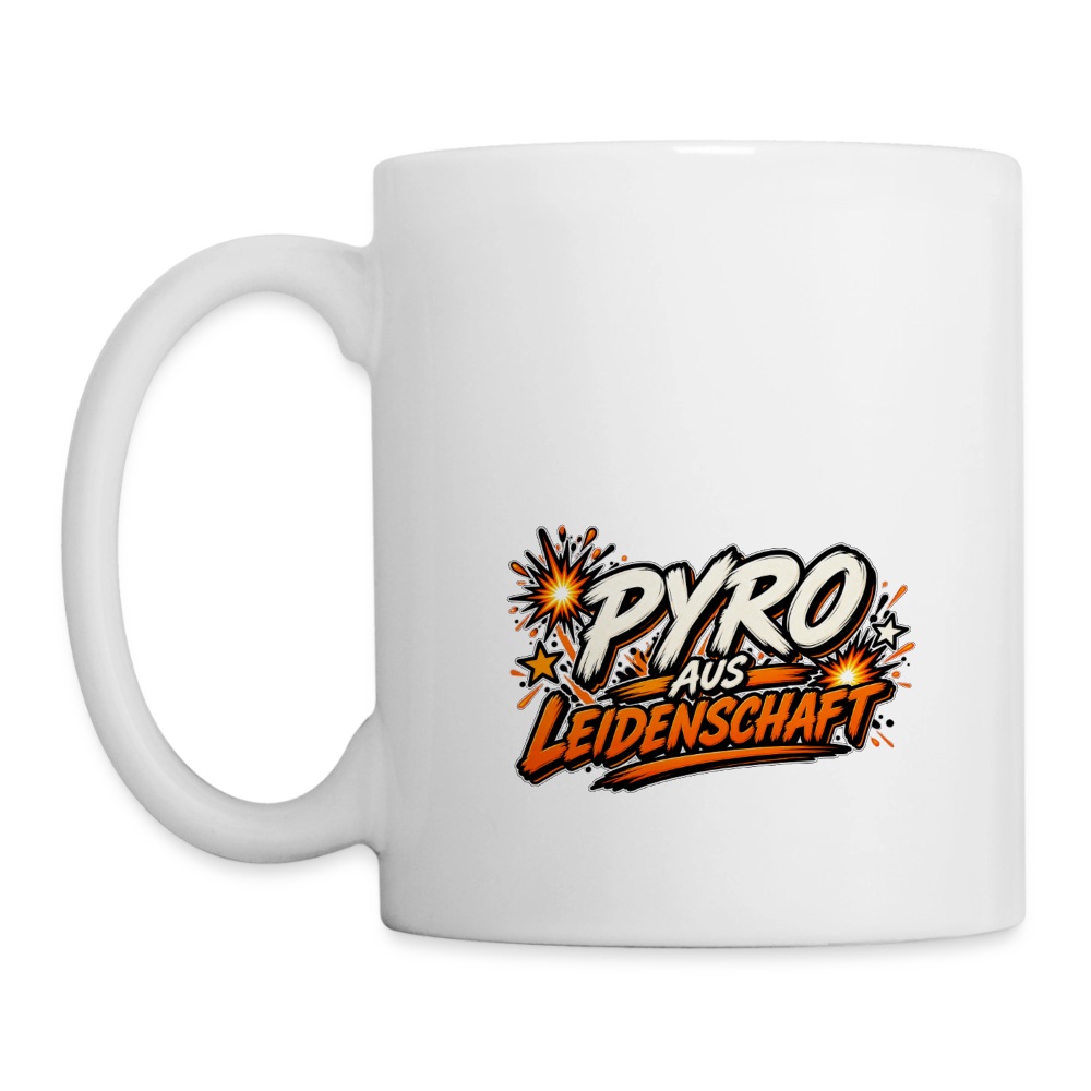 Hobby Pyrotechniker - Tasse - Weiß