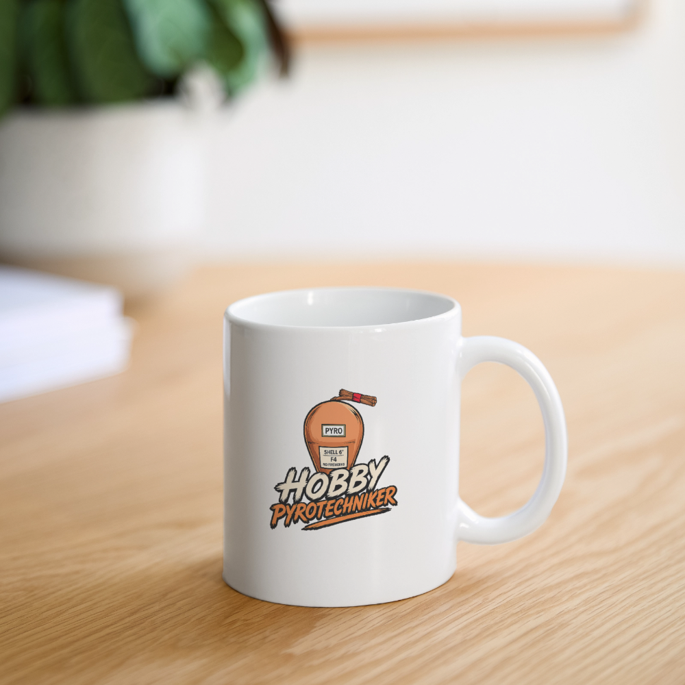 Hobby Pyrotechniker - Tasse - Weiß