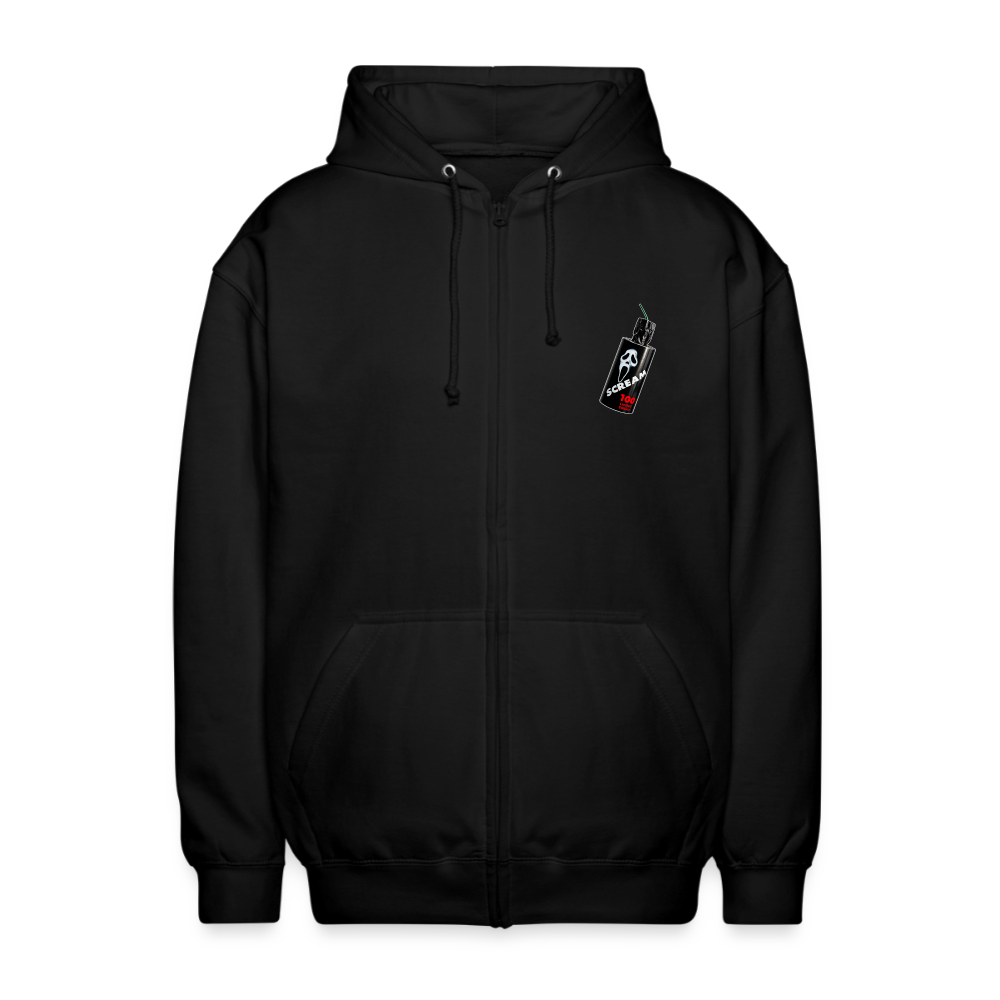 Scream Zip Hoodie - Schwarz