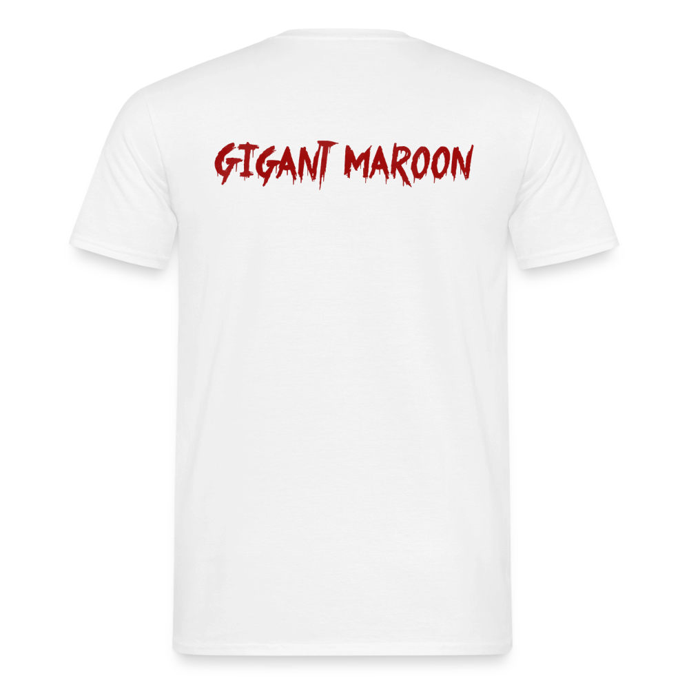 Gigant Maroon T-Shirt - Weiß